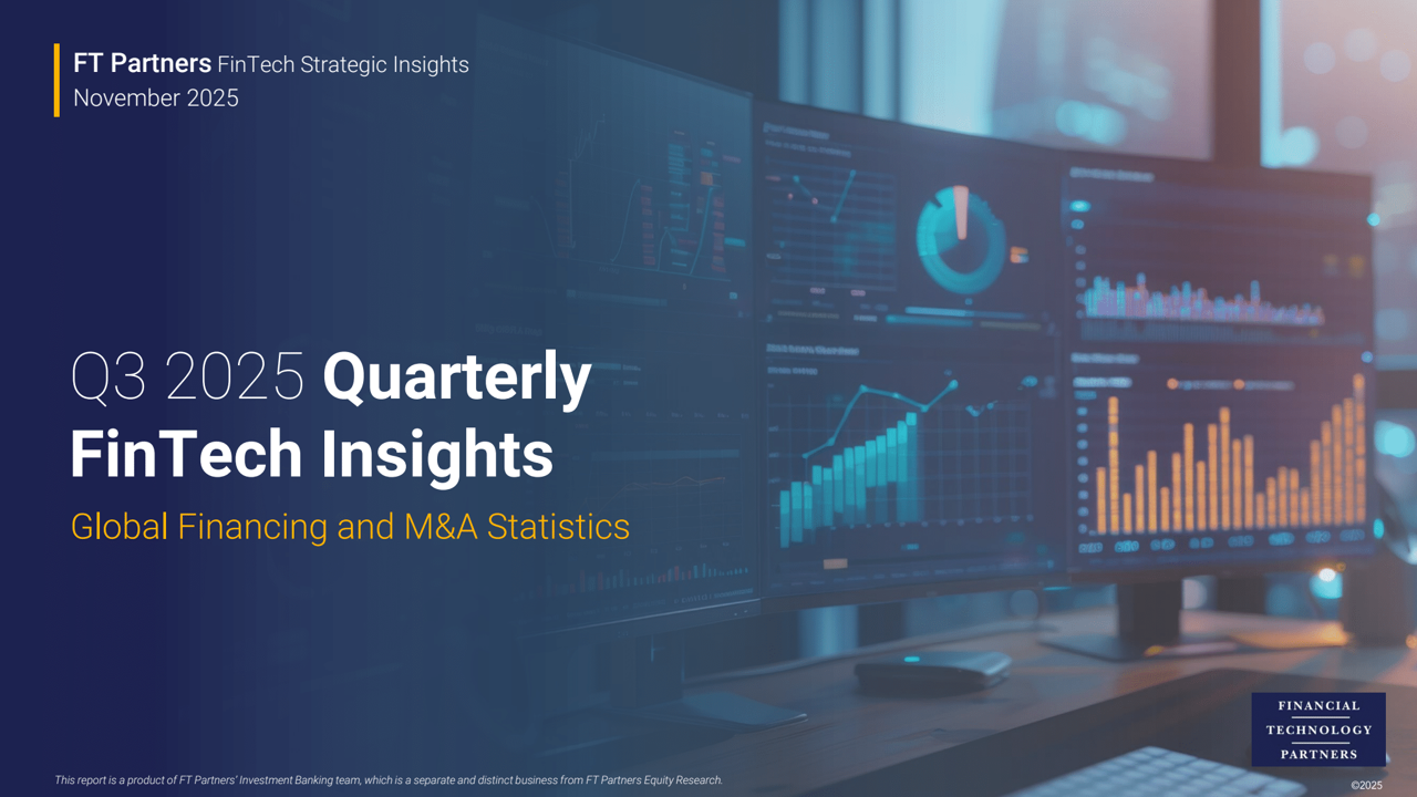 Q3 2025 FinTech Insights report cover