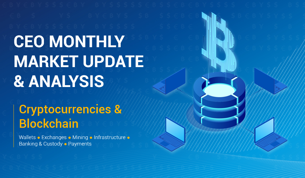 Cryptocurrencies & Blockchain Monthly Market Update cover image