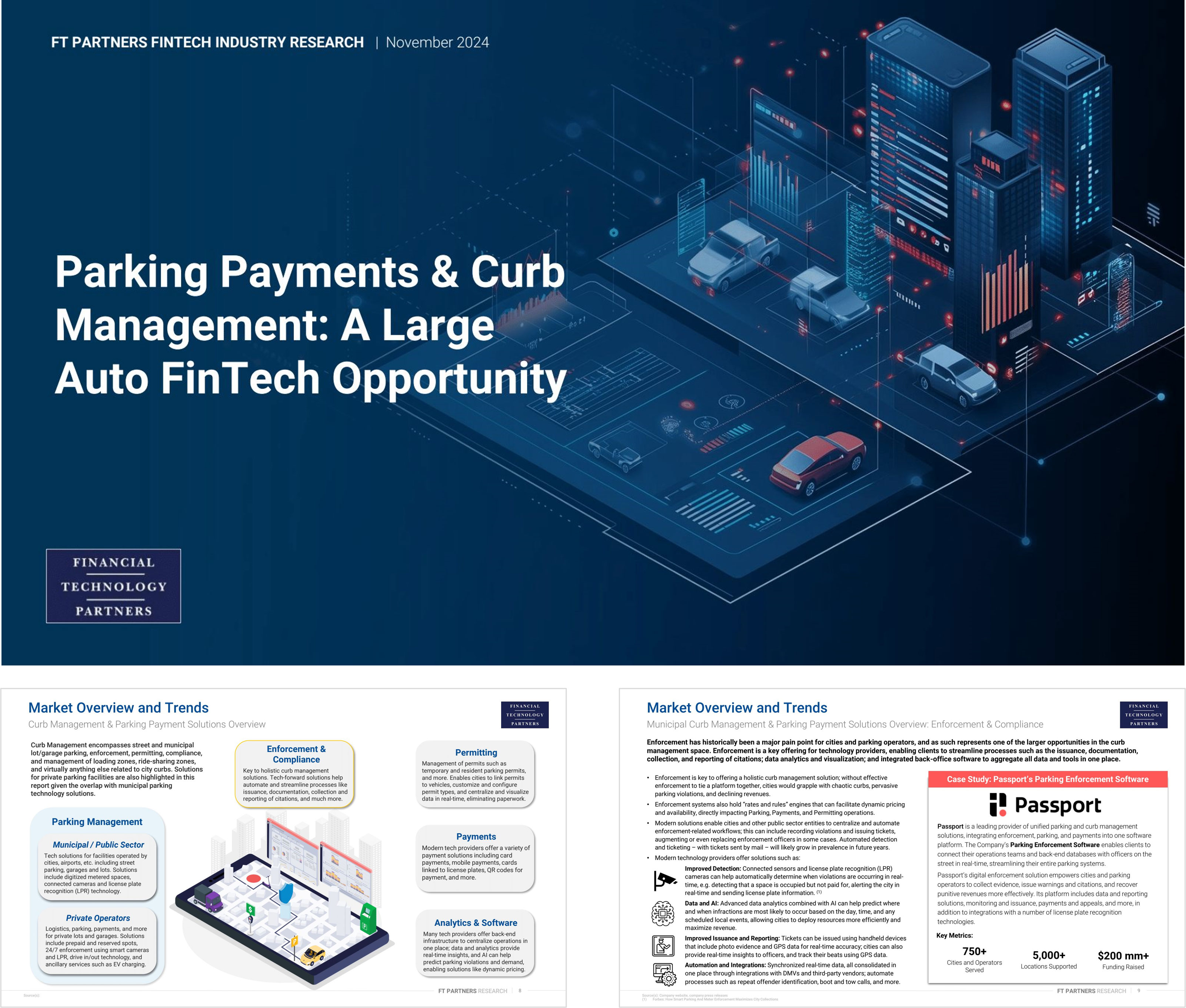 Parking Payments & Curb Management: A Large Auto FinTech Opportunity Report cover