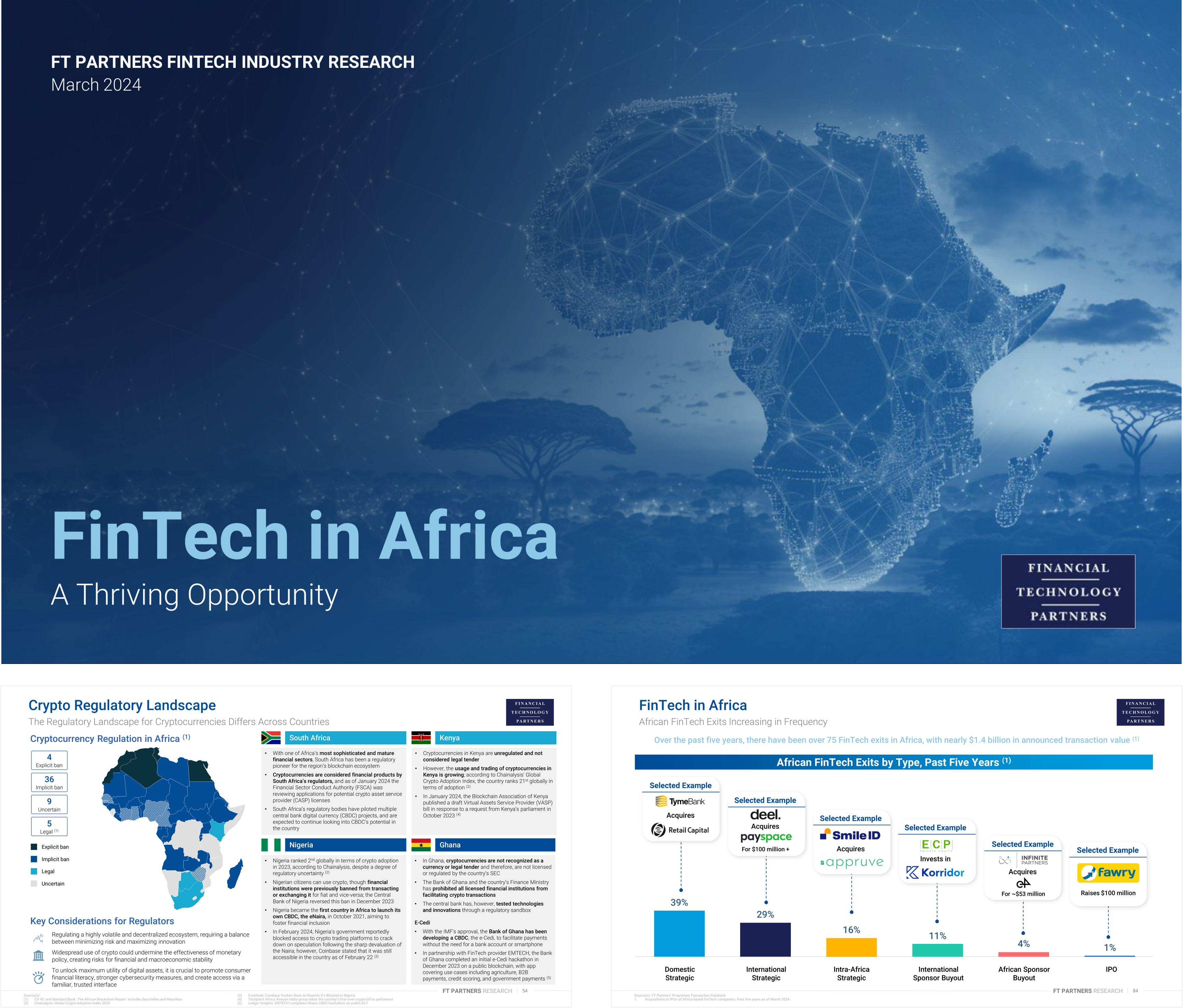 FinTech in Africa: A Thriving Opportunity report cover