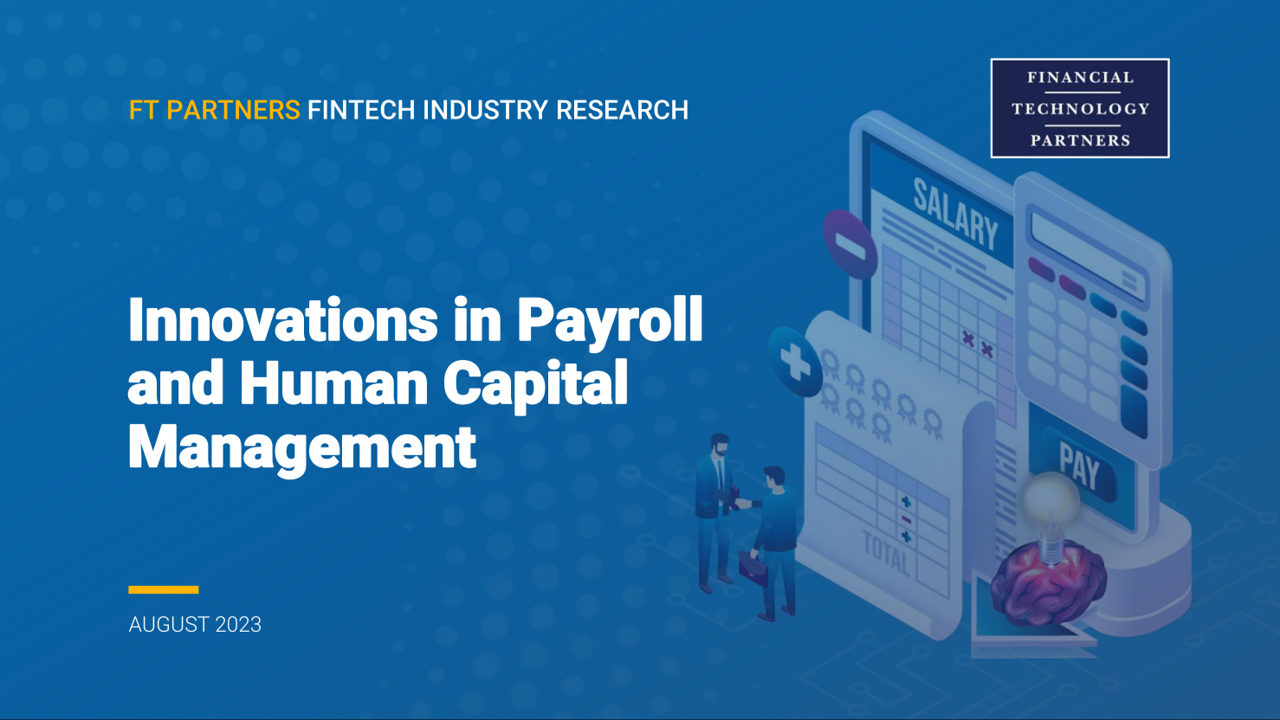 Innovations in Payroll and Human Capital Management report Cover