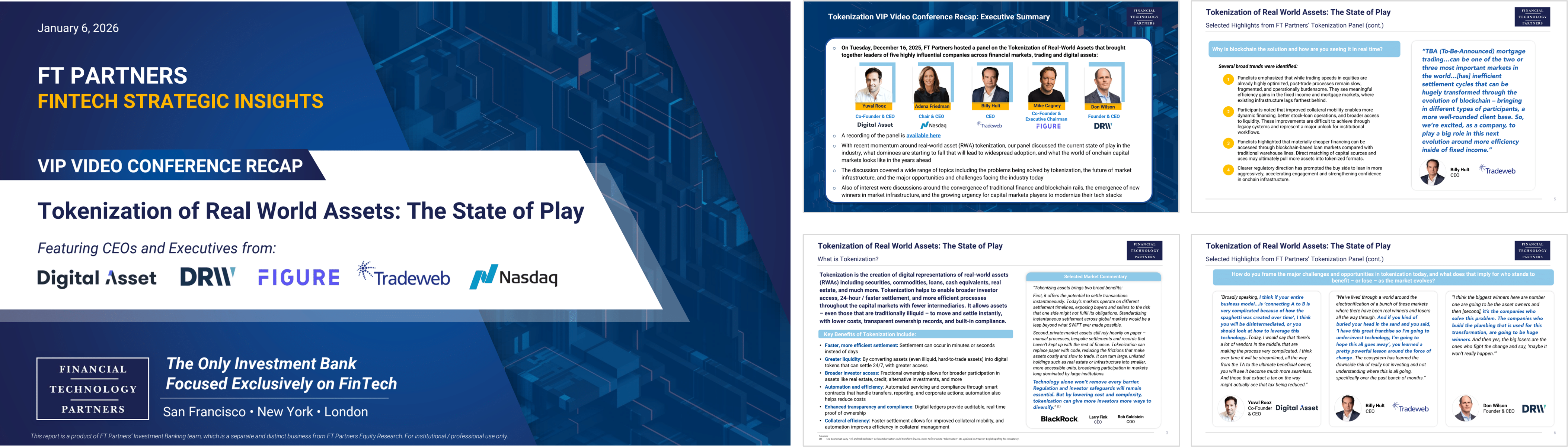 Tokenization of Real World Assets: The State of Play