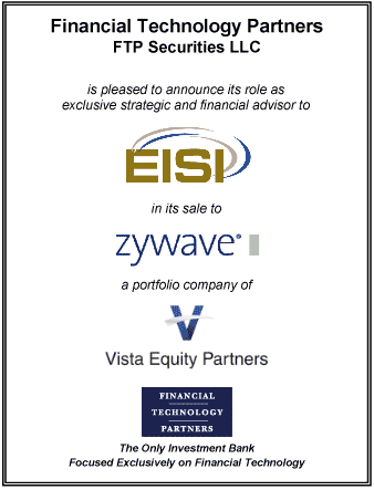 FT Partners Advises EISI in its Sale to Vista Equity Portfolio Company, Zywave
