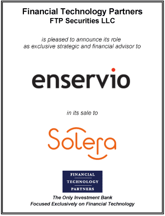 FT Partners Advises Enservio On Its Sale To Solera