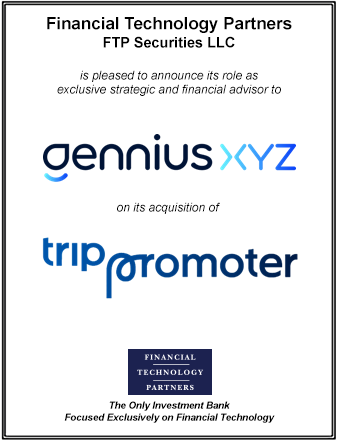 FT Partners Served as Financial Advisor to Gennius XYZ on its Acquisition of TripPromoter