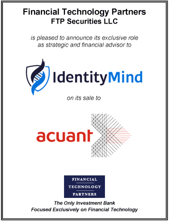 FT Partners Advises IdentityMind on its Sale to Acuant