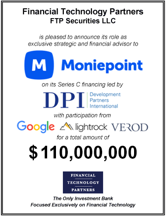 FT Partners Served as Financial Advisor to Moniepoint on its $110,000,000 Series C Financing