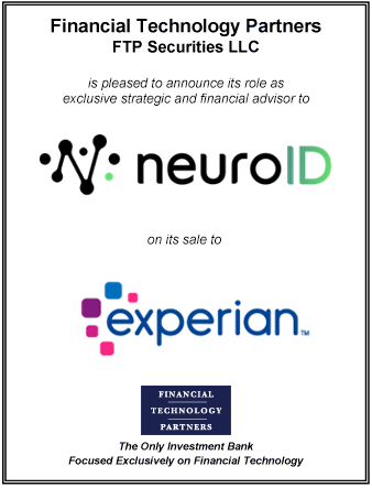 FT Partners Advises NeuroID on its Sale to Experian