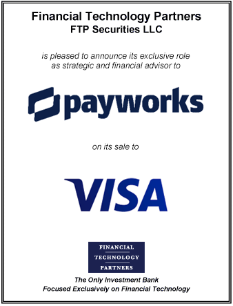 FT Partners Advises Payworks on its Sale to Visa