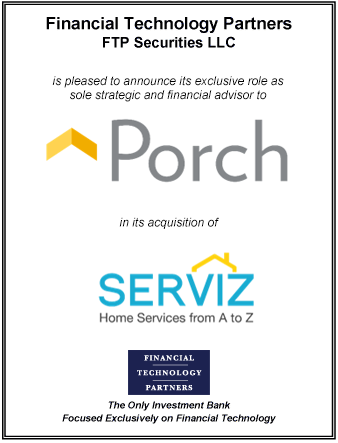 FT Partners Advises Porch on its Acquisition of Serviz