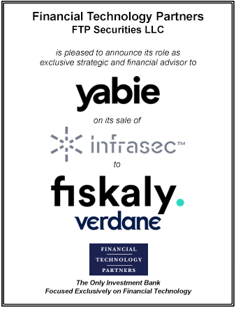 FT Partners Served as Financial Advisor to Yabie on its Sale of Infrasec to Fiskaly