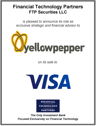 FT Partners Advises YellowPepper on its Sale to Visa