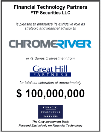 FT Partners Advises Chrome River Technologies on its $100mm Financing