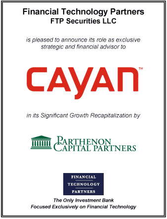 FT Partners Advises Cayan on its Significant Growth Recapitalization