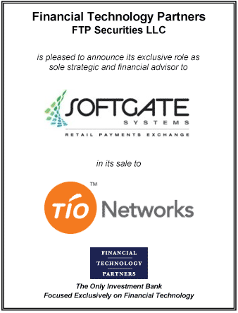 FT Partners Advises Softgate in its Sale to TIO
