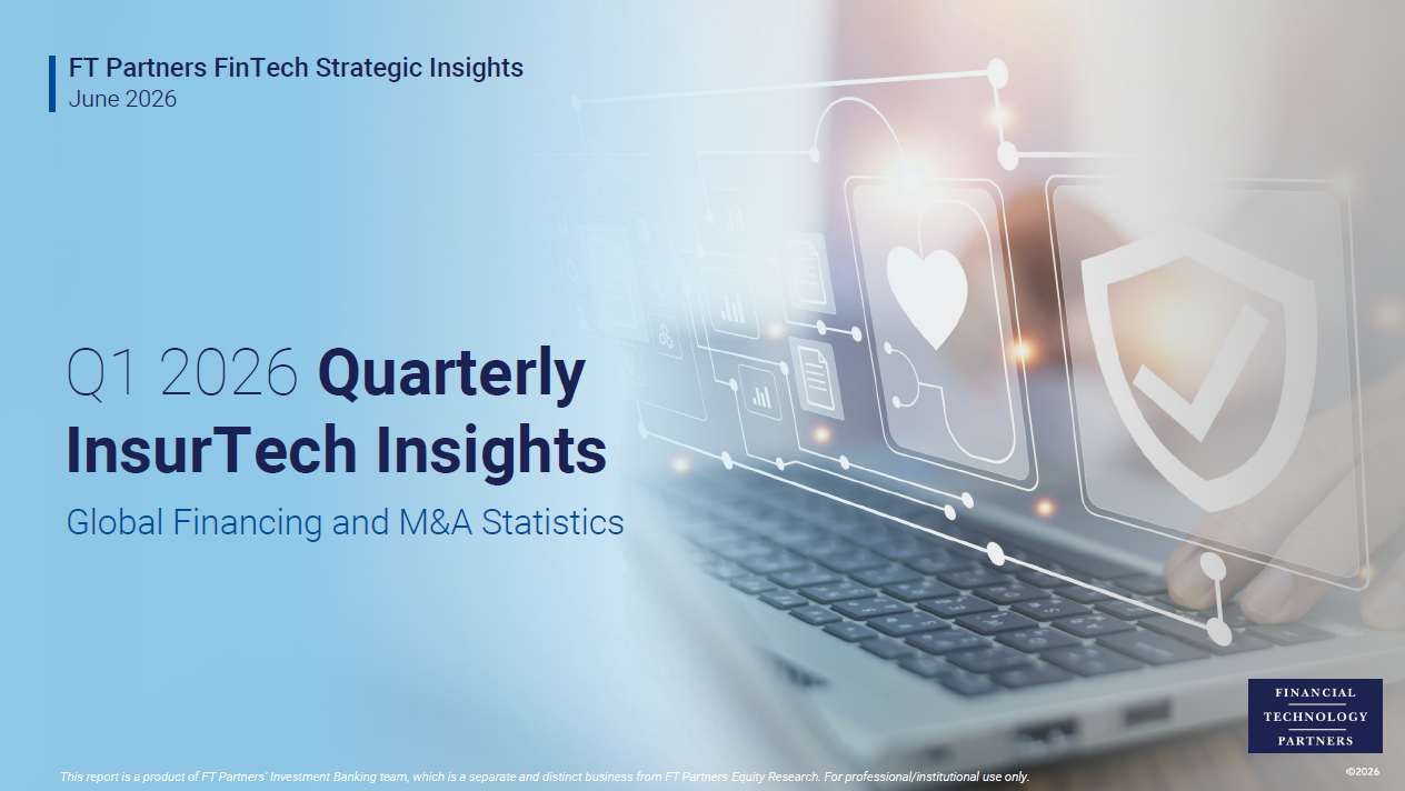 FT Partners Quarterly InsurTech Insights and Annual Almanac cover