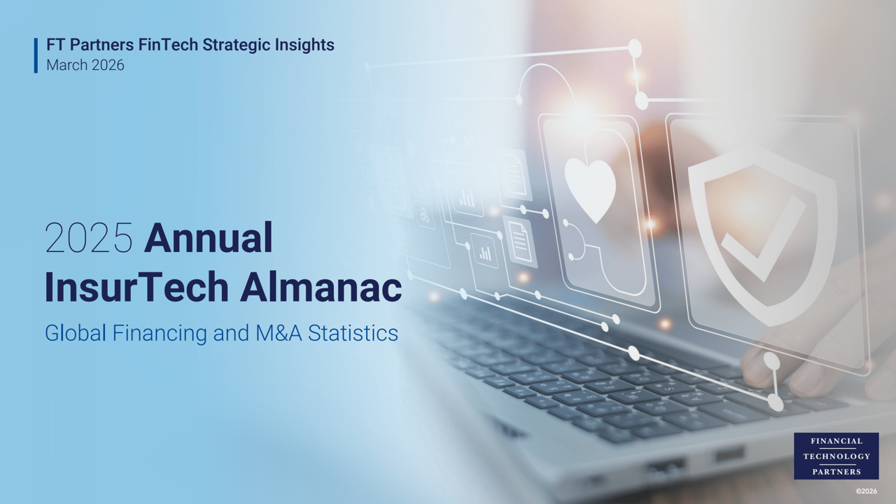 FT Partners Quarterly InsurTech Insights and Annual Almanac cover