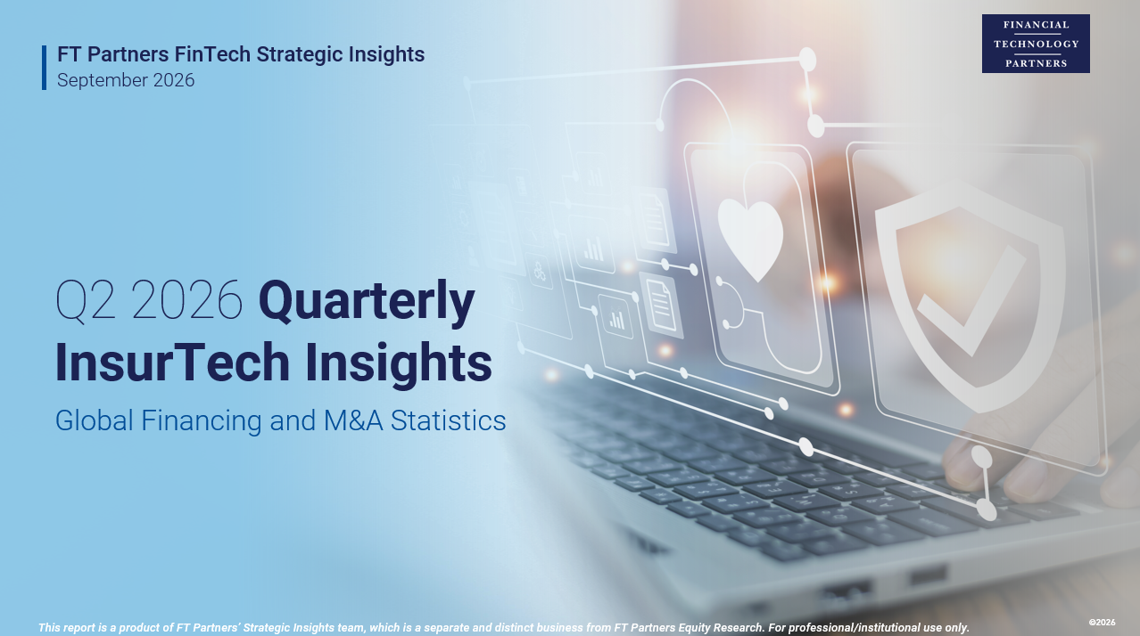 FT Partners Quarterly InsurTech Insights and Annual Almanac cover