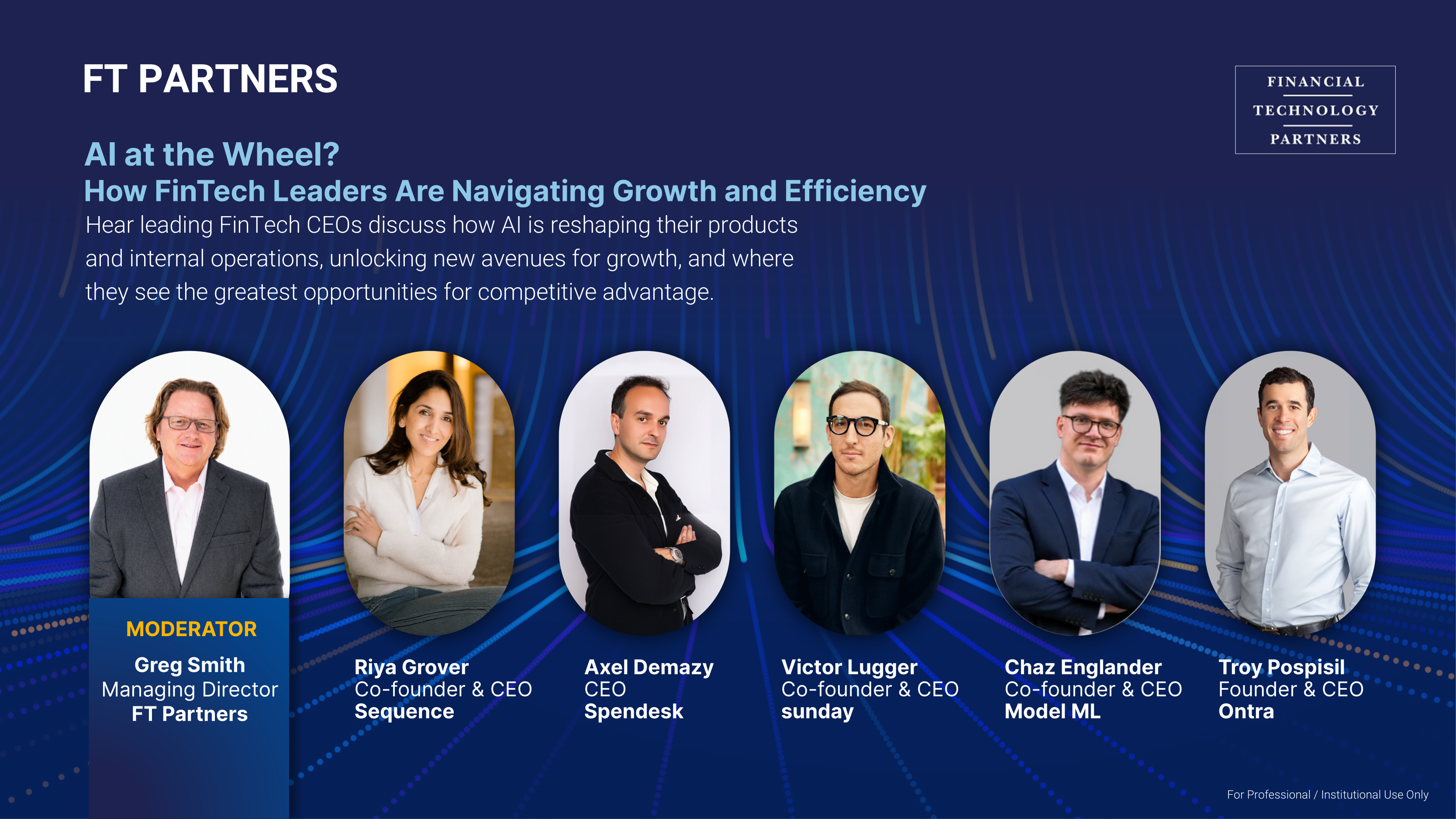 FT Partners Hosts VIP Video Panel: AI at the Wheel? How FinTech Leaders Are Navigating Growth and Efficiency